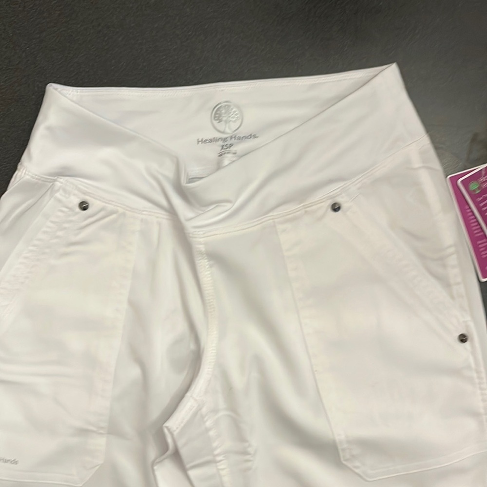 White scrubs, pants